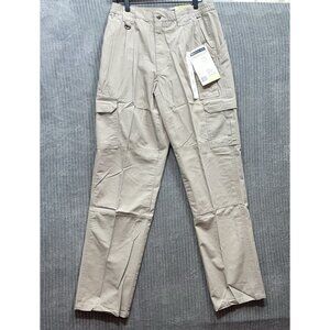 5.11 Tactical Serie Pants Men’s 32x34 Khaki 100% Cotton Canvas Cargo Pockets
